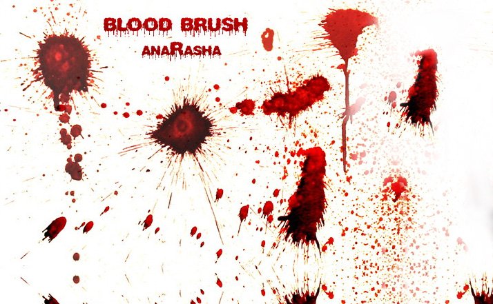 Blood Photoshop Brush