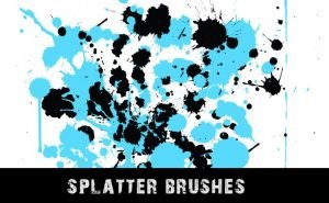 Splatter Photoshop brushes