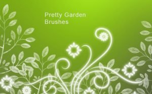 Pretty Garden Brushes