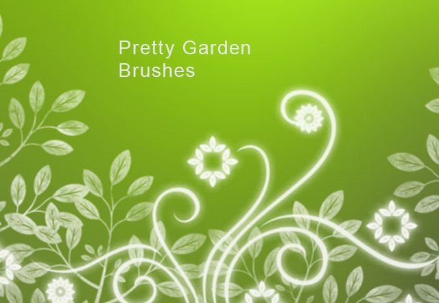 Pretty Garden Brushes