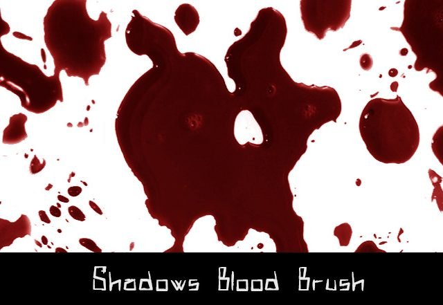 Blood Splatter Photoshop Brushes