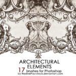 Architectural Ornaments Photoshop Brushes
