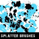 Splatter Photoshop brushes