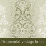 Ornamental vintage Photoshop brush