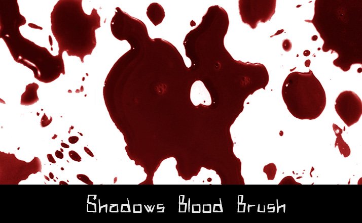 Blood Splatter Photoshop Brushes