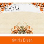 Swirl Corner Photoshop Brushes