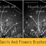 Swirls And Flowers Photoshop Brushes